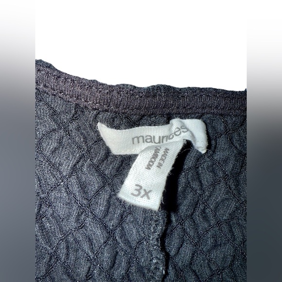 Maurice’s Textured Short Sleeve Blouse 3X NWOT - Picture 7 of 9